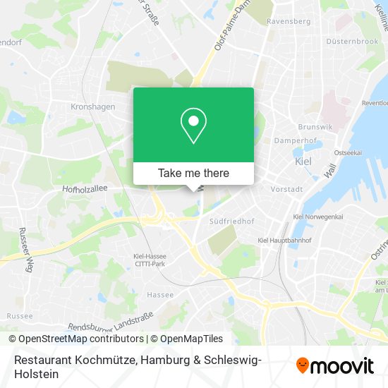 Restaurant Kochmütze map
