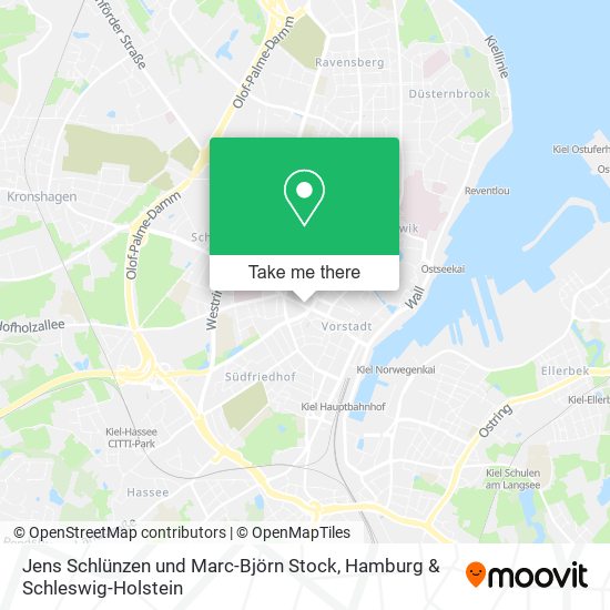 Jens Schlünzen und Marc-Björn Stock map
