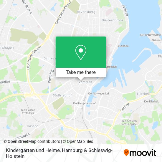 Kindergärten und Heime map