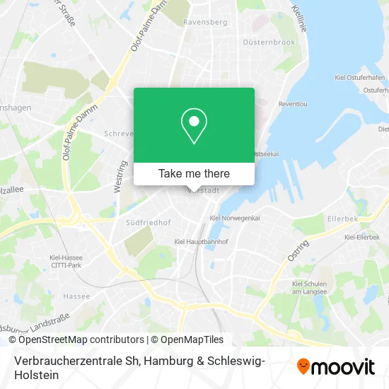Карта Verbraucherzentrale Sh