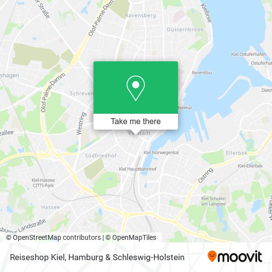 Reiseshop Kiel map