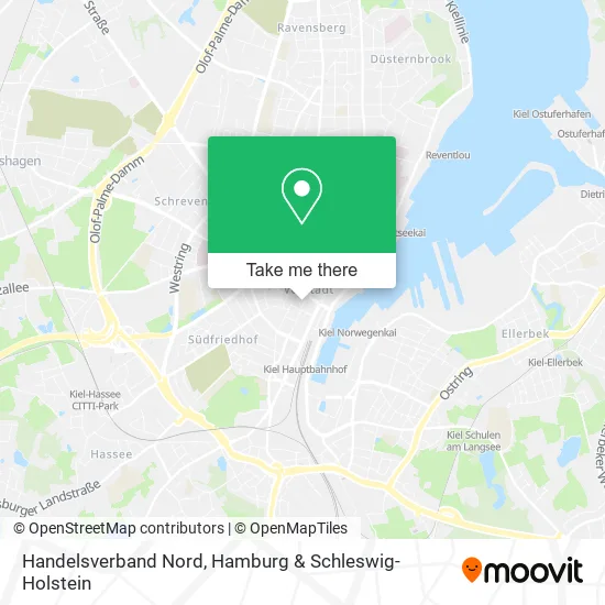 Карта Handelsverband Nord