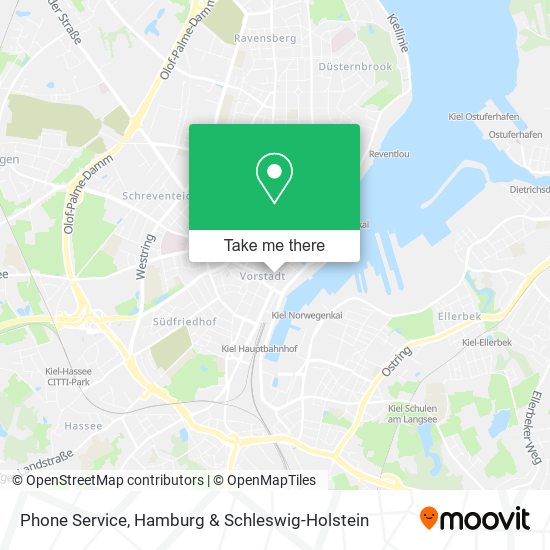 Phone Service map