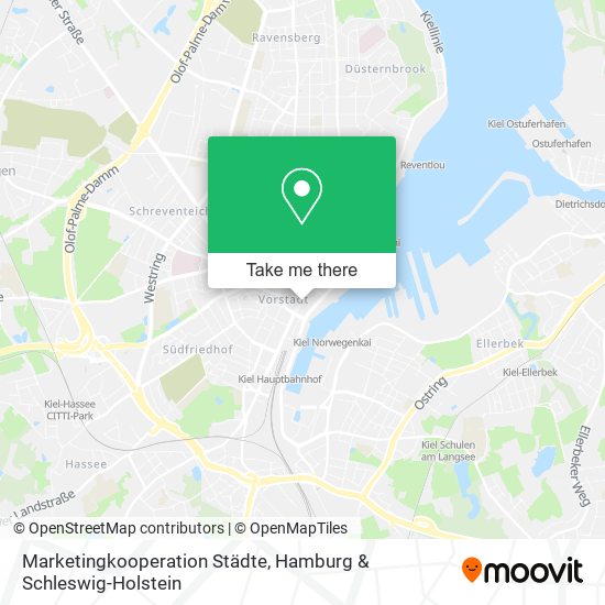 Marketingkooperation Städte map