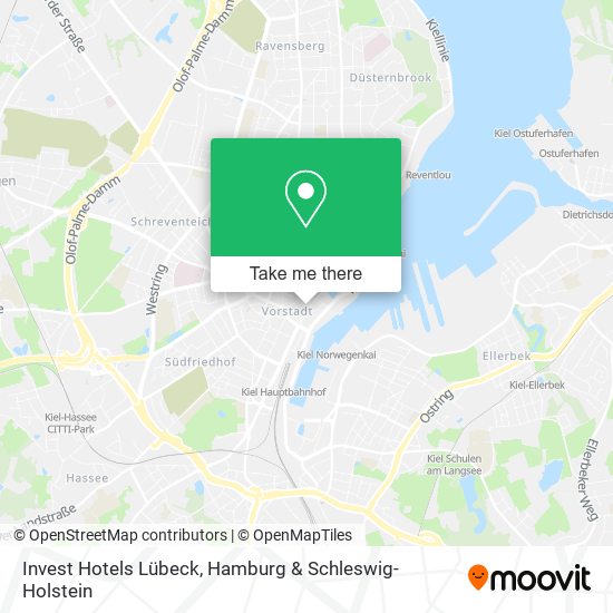Invest Hotels Lübeck map