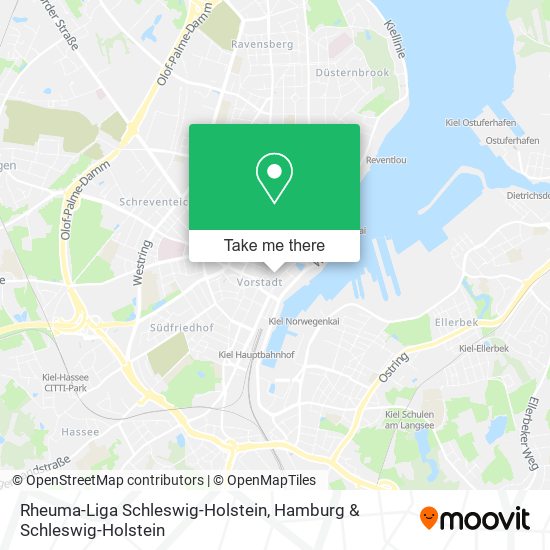Rheuma-Liga Schleswig-Holstein map