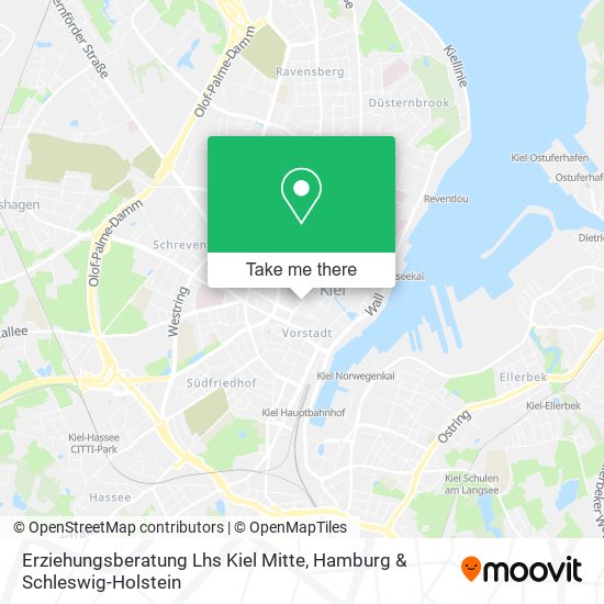 Erziehungsberatung Lhs Kiel Mitte map