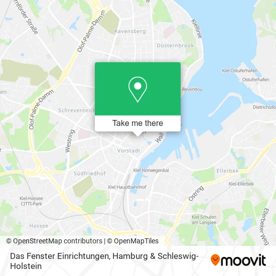 Карта Das Fenster Einrichtungen
