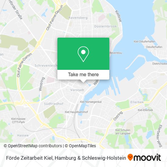 Förde Zeitarbeit Kiel map