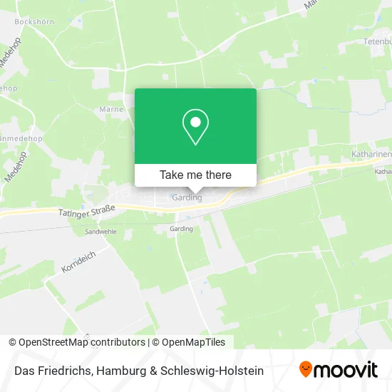 Карта Das Friedrichs