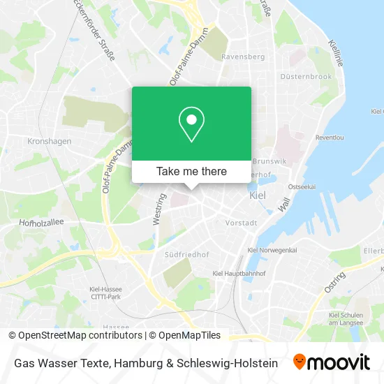 Карта Gas Wasser Texte