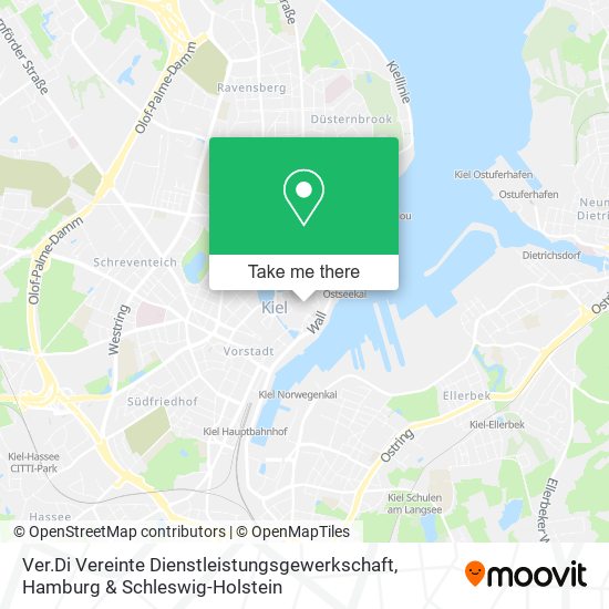 Ver.Di Vereinte Dienstleistungsgewerkschaft map