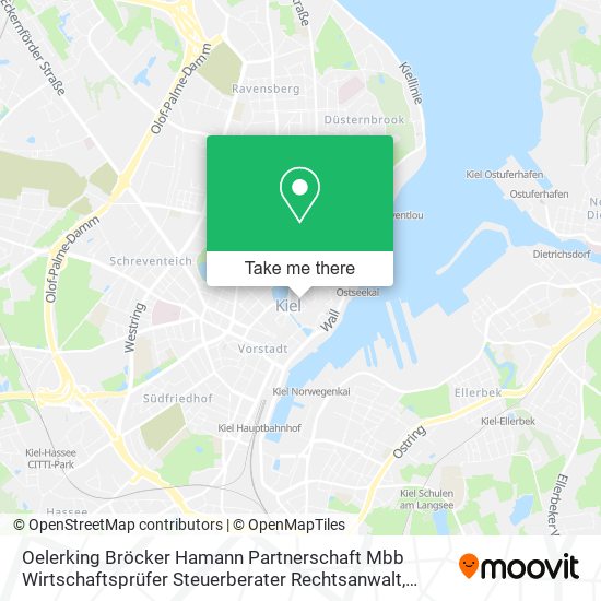 Oelerking Bröcker Hamann Partnerschaft Mbb Wirtschaftsprüfer Steuerberater Rechtsanwalt map