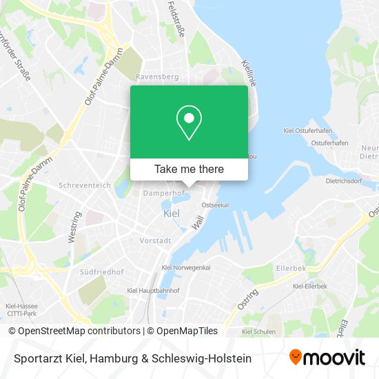 Sportarzt Kiel map