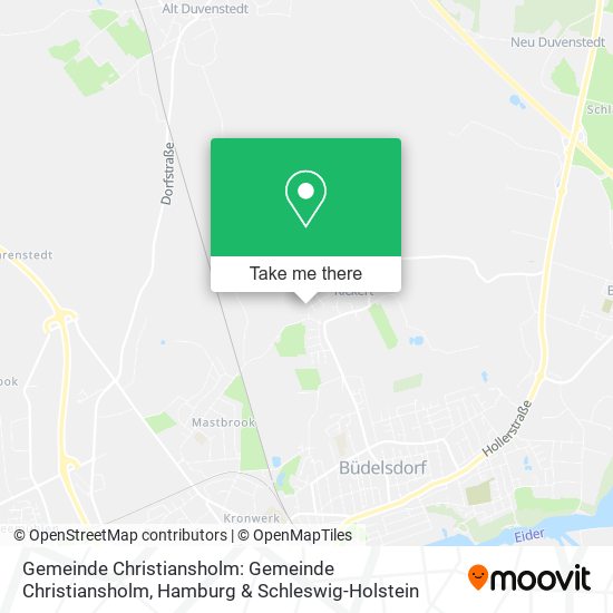 Gemeinde Christiansholm: Gemeinde Christiansholm map