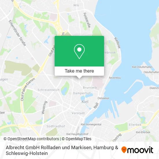 Карта Albrecht GmbH Rollladen und Markisen