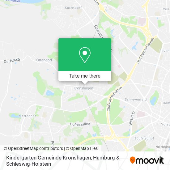 Kindergarten Gemeinde Kronshagen map