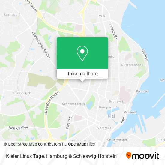 Карта Kieler Linux Tage
