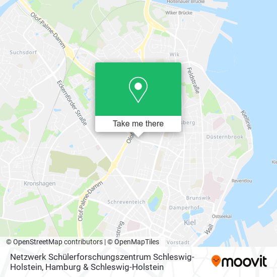 Netzwerk Schülerforschungszentrum Schleswig-Holstein map