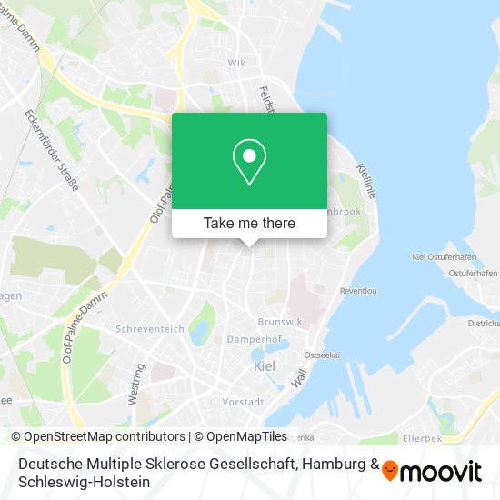 Deutsche Multiple Sklerose Gesellschaft map