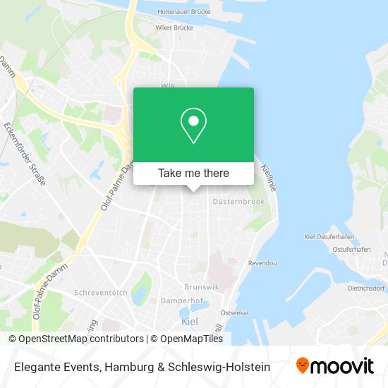 Elegante Events map