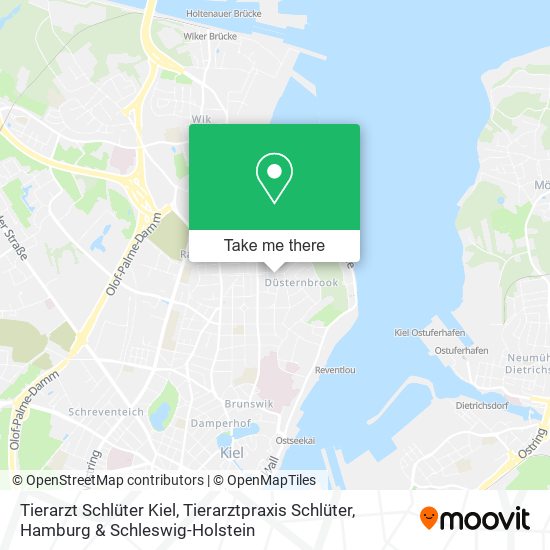 Tierarzt Schlüter Kiel, Tierarztpraxis Schlüter map