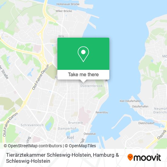 Tierärztekammer Schleswig-Holstein map