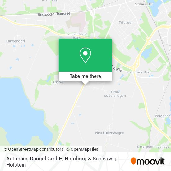 Autohaus Dangel GmbH map