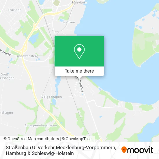 Карта Straßenbau U. Verkehr Mecklenburg-Vorpommern