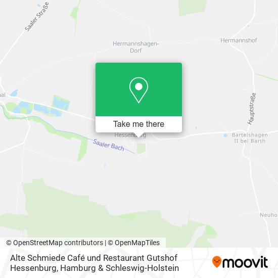 Alte Schmiede Café und Restaurant Gutshof Hessenburg map