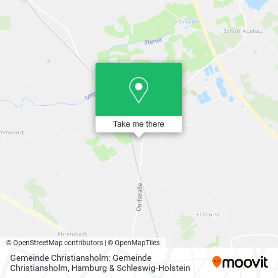 Gemeinde Christiansholm: Gemeinde Christiansholm map