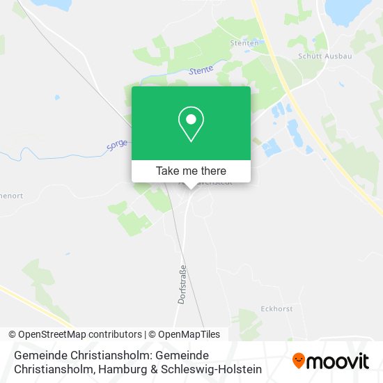 Gemeinde Christiansholm: Gemeinde Christiansholm map