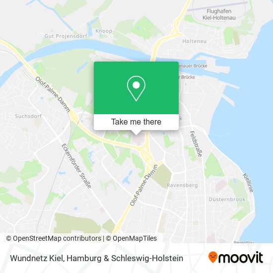 Wundnetz Kiel map