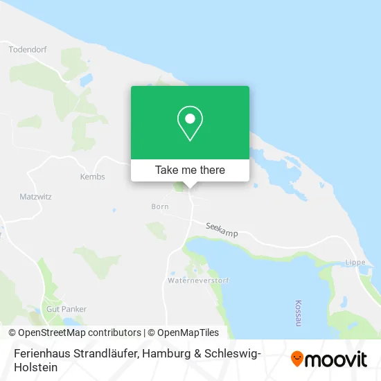 Карта Ferienhaus Strandläufer