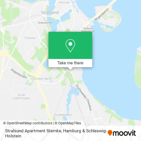 Карта Stralsund Apartment Sternke