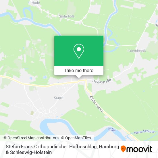 Stefan Frank Orthopädischer Hufbeschlag map
