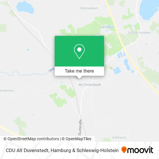 Карта CDU Alt Duvenstedt
