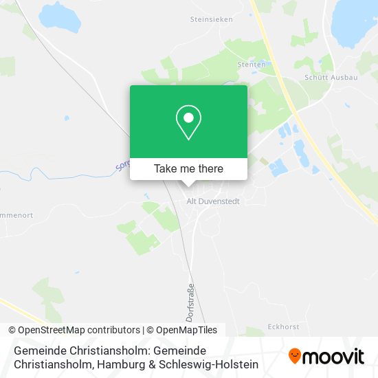 Gemeinde Christiansholm: Gemeinde Christiansholm map