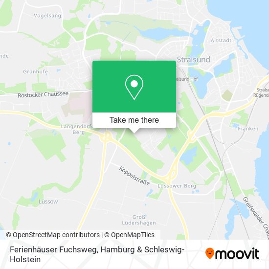 Ferienhäuser Fuchsweg map