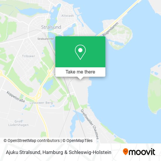 Ajuku Stralsund map