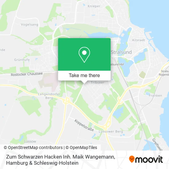 Карта Zum Schwarzen Hacken Inh. Maik Wangemann