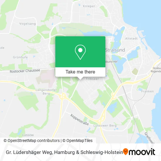 Карта Gr. Lüdershäger Weg
