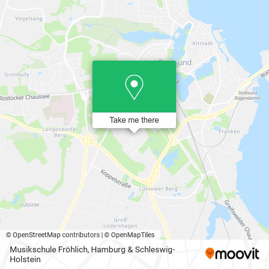 Musikschule Fröhlich map