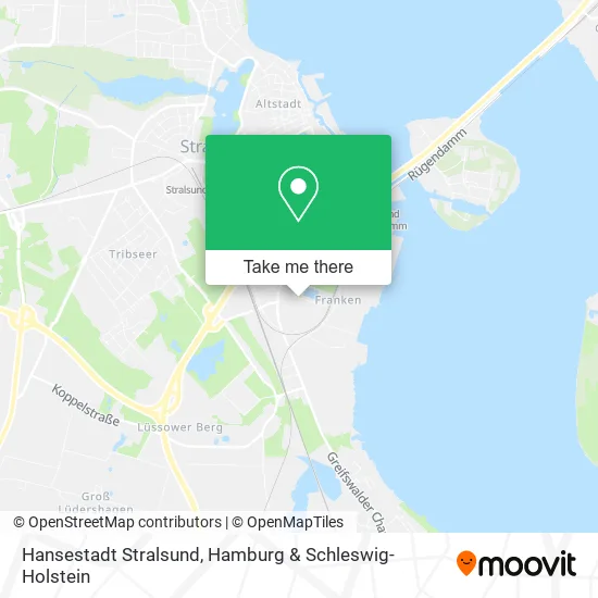 Карта Hansestadt Stralsund