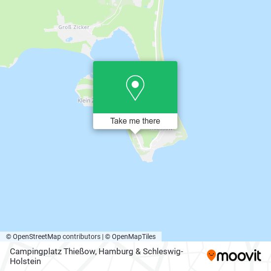 Campingplatz Thießow map