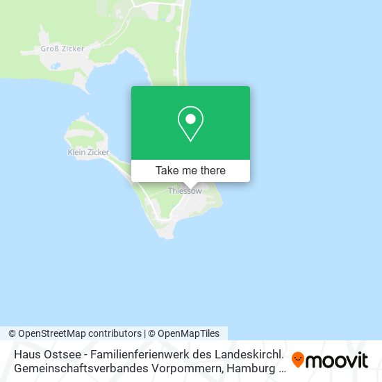 Haus Ostsee - Familienferienwerk des Landeskirchl. Gemeinschaftsverbandes Vorpommern map