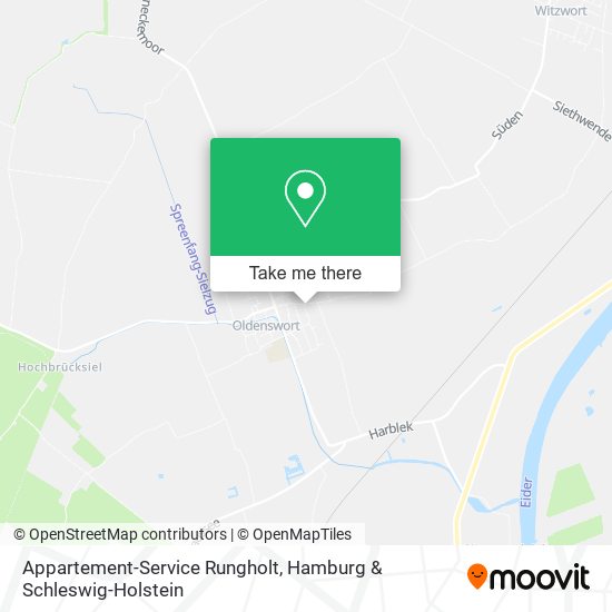 Appartement-Service Rungholt map