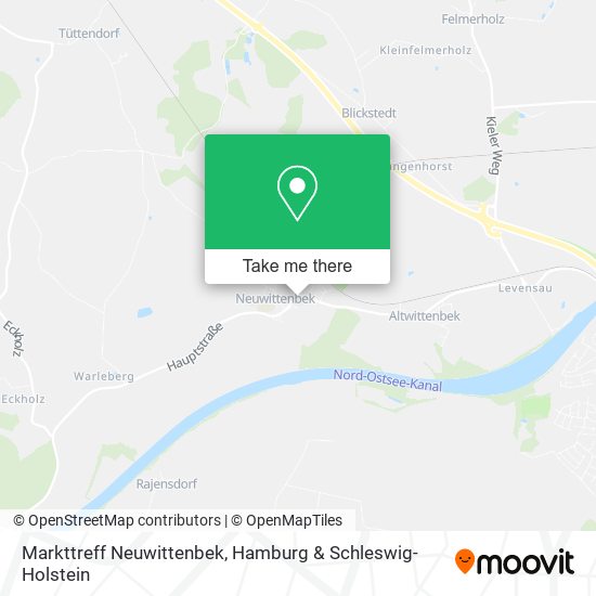 Markttreff Neuwittenbek map