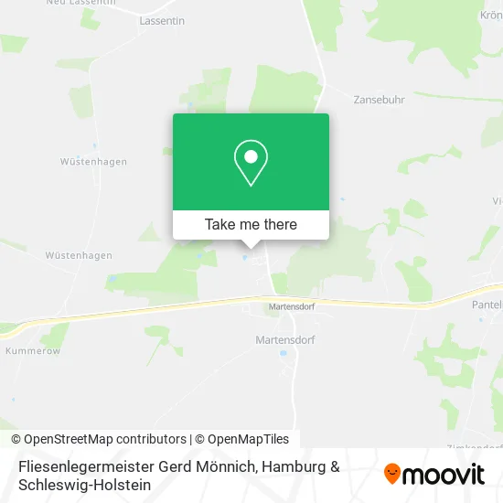 Карта Fliesenlegermeister Gerd Mönnich