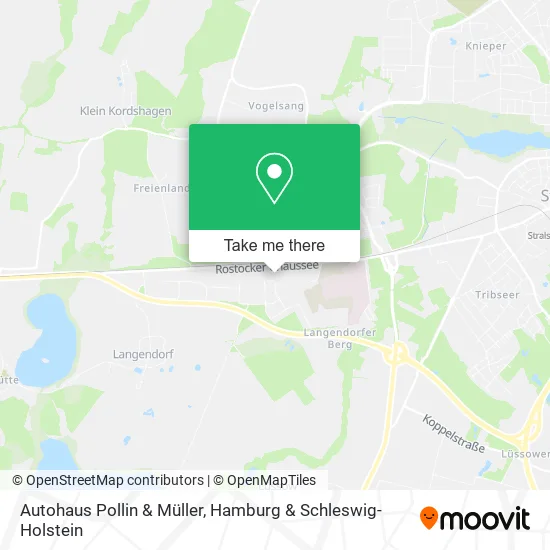 Карта Autohaus Pollin & Müller